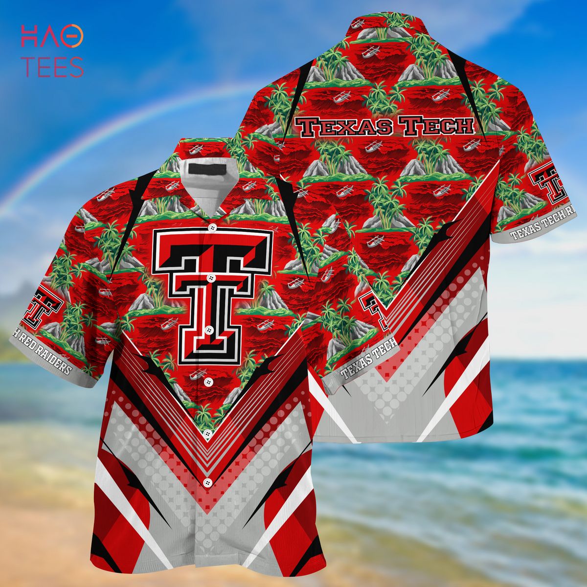 [TRENDING] Texas Tech Red Raiders Summer Hawaiian Shirt And Shorts, For Sports Fans This Season