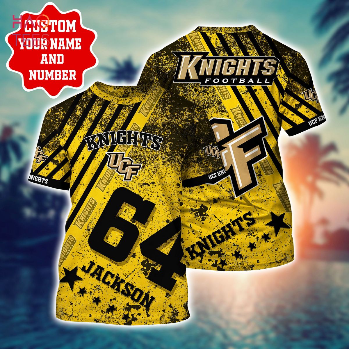 UCF Knights NCAA Custom Name And Number Gift For Dad