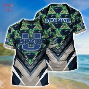 [TRENDING] Utah State Aggies Summer Hawaiian Shirt And Shorts, For Sports Fans This Season