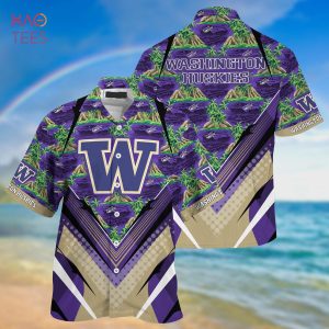 [TRENDING] Washington Huskies Summer Hawaiian Shirt And Shorts, For Sports Fans This Season