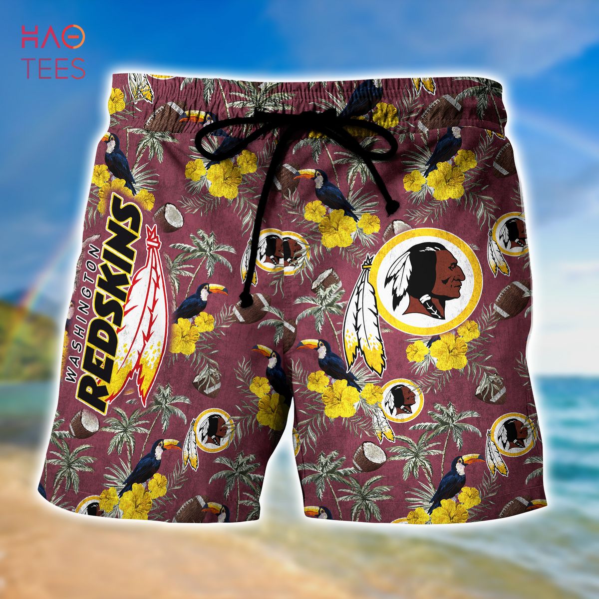 Washington Redskins NFL Hawaiian Shirt New Trending Summer Beach