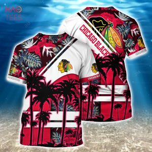 [LIMITED] Chicago Blackhawks NHL-Summer Hawaiian Shirt And Shorts, For Fans This Season