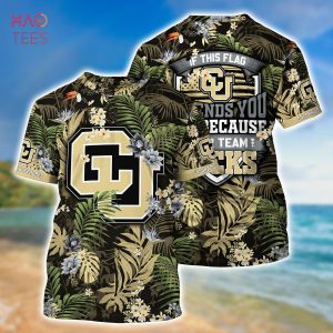 [LIMITED] Colorado Buffaloes Summer Hawaiian Shirt And Shorts,  With Tropical Patterns For Fans