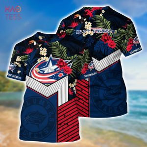 [LIMITED] Columbus Blue Jackets NHL Hawaiian Shirt And Shorts, New Collection For This Summer