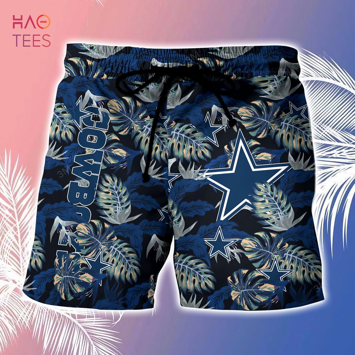 LIMITED] Dallas Cowboys NFL-Summer Hawaiian Shirt And Shorts, With Tropical  Patterns For Fans