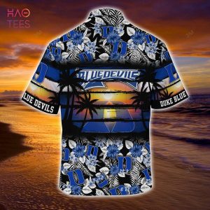 [LIMITED] Duke Blue Devils  Summer Hawaiian Shirt, Floral Pattern For Sports Enthusiast This Year