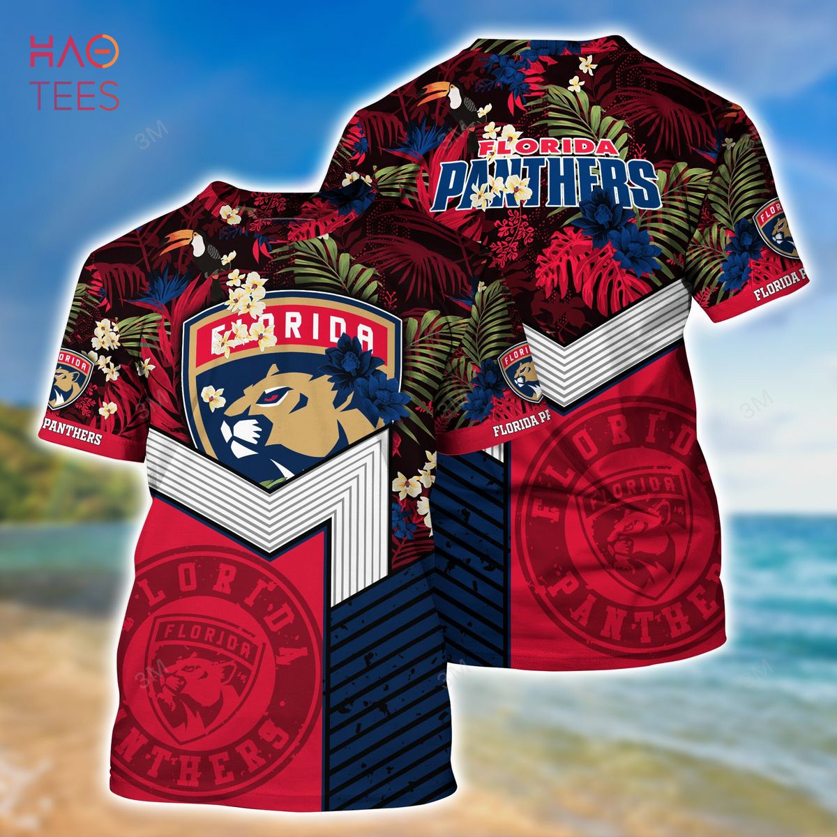 NHL Florida Panthers Blue Red Special Hawaiian Shirt