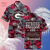 [LIMITED] Georgia Bulldogs Summer Hawaiian Shirt And Shorts, Stress Blessed Obsessed For Fans