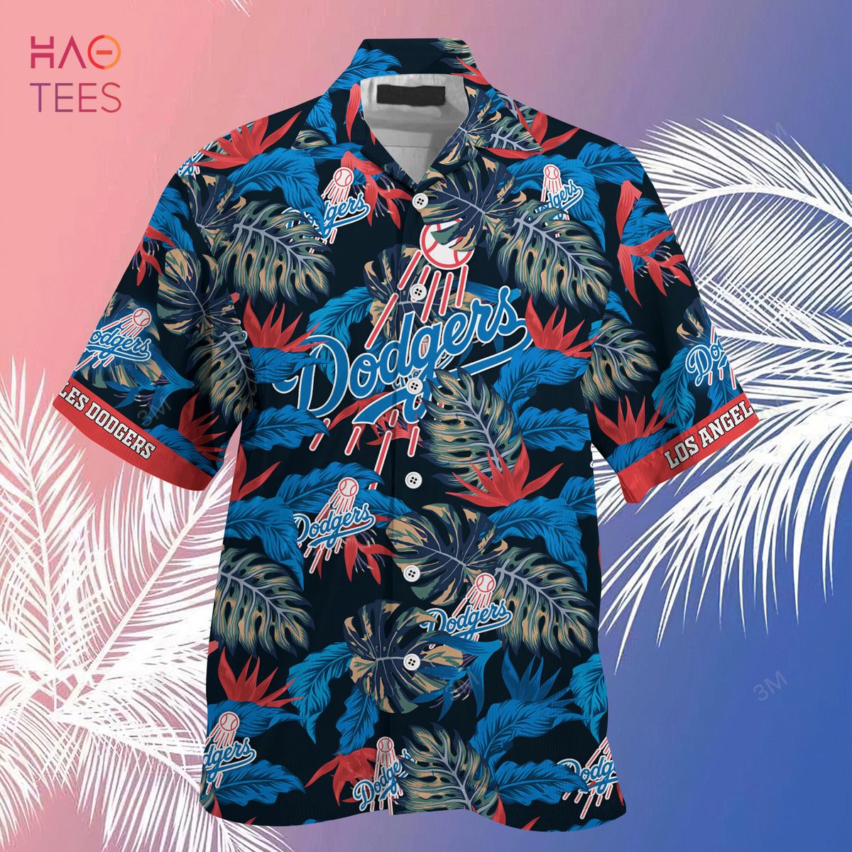 LIMITED] Los Angeles Dodgers MLB-Summer Hawaiian Shirt And Shorts