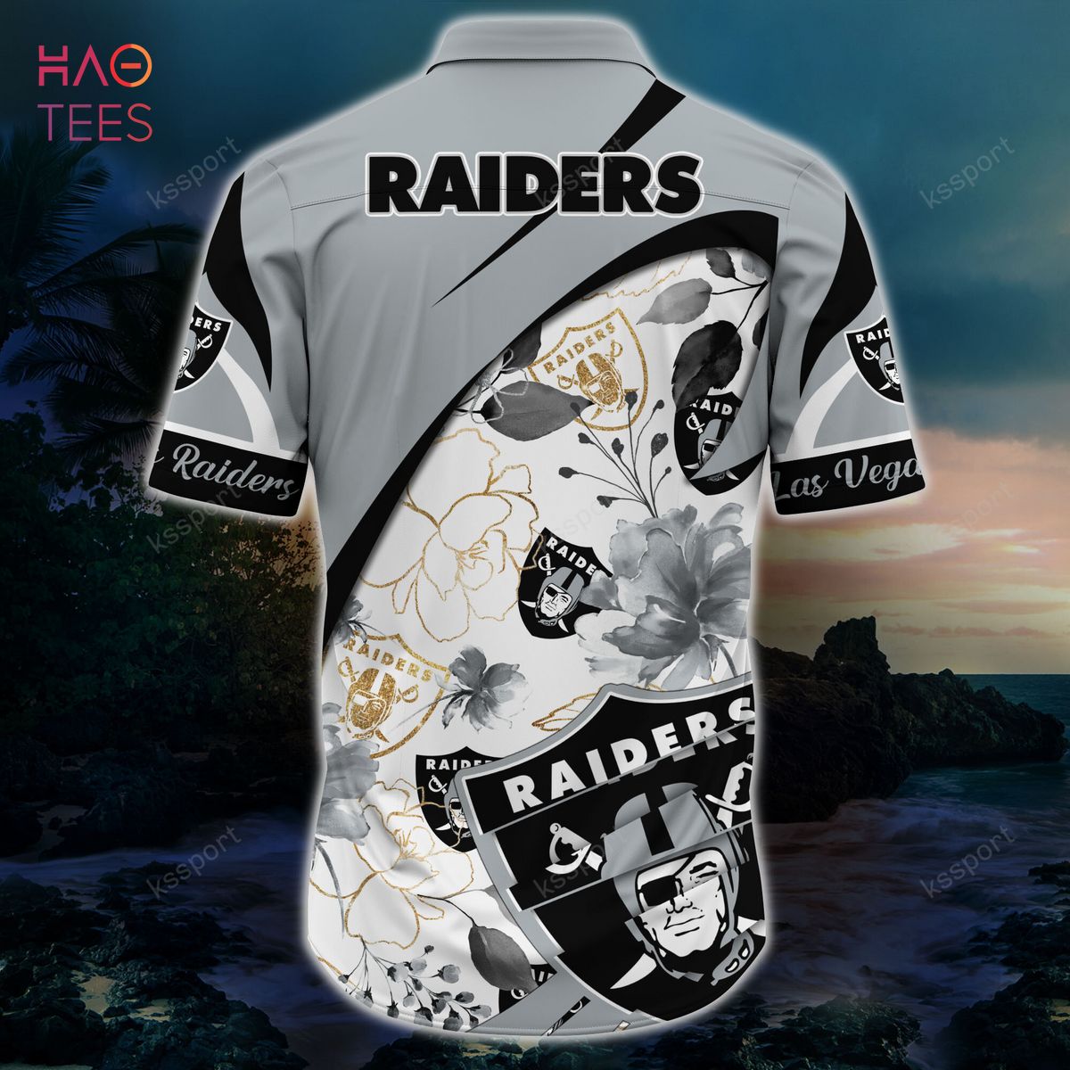 Las Vegas Raiders Nfl Football Summer Hawaiian Shirt And Shorts