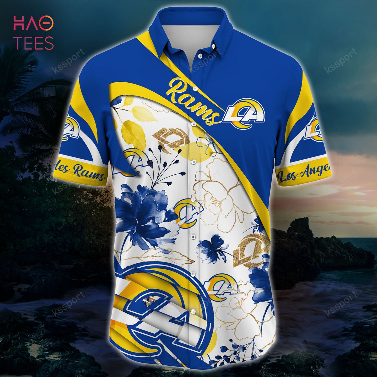 NFL Los Angeles Rams Baby Yoda Style Hot Trends Summber Hawaiian Shirt V4 Aloha  Shirt - Trendy Aloha