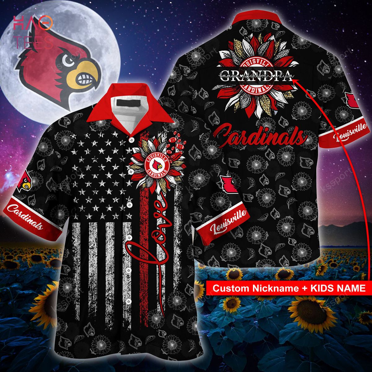 [Available] Louisville Cardinals  Hawaiian Shirt