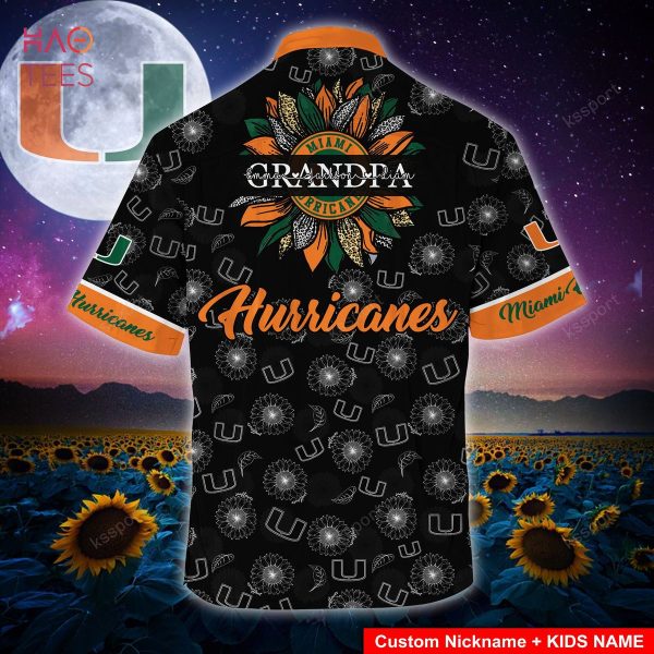 [Available] Miami Hurricanes Hawaiian Shirt  – EC81