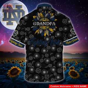 [Available] Notre Dame Fighting Irish Hawaiian Shirt  – AM51