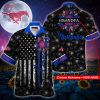 [Available] SMU Mustangs Hawaiian Shirt  – 1C61