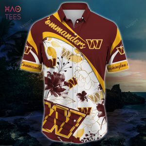 Washington Commanders Aloha Hawaiian Polo Shirt – SportsDexter