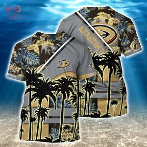[LIMITED] Anaheim Ducks NHL-Summer Hawaiian Shirt And Shorts, For Fans This Season
