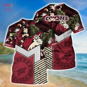[LIMITED] Arizona Coyotes NHL Hawaiian Shirt And Shorts, New Collection For This Summer