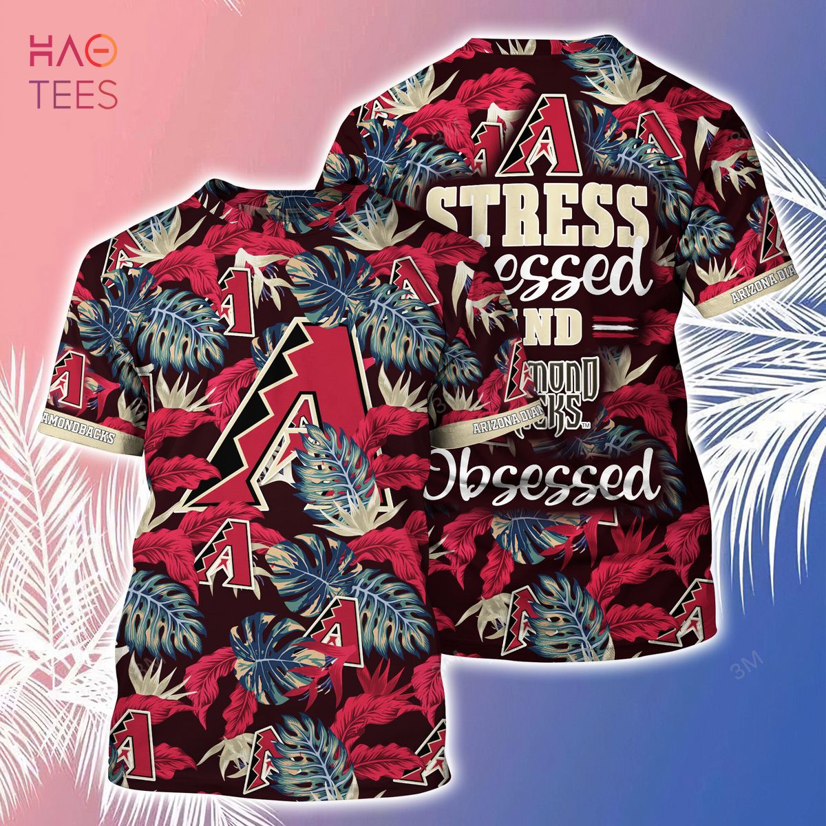 LIMITED] Arizona Diamondbacks MLB-Summer Hawaiian Shirt And Shorts, Stress  Blessed Obsessed For Fans