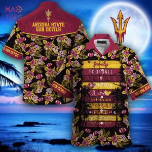 Arizona State Sun Devils NCAA Baby Yoda Tiki Flower Hawaiian Shirt -  Freedomdesign