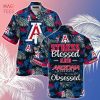 [LIMITED] Arizona Wildcats Summer Hawaiian Shirt And Shorts, Stress Blessed Obsessed For Fans
