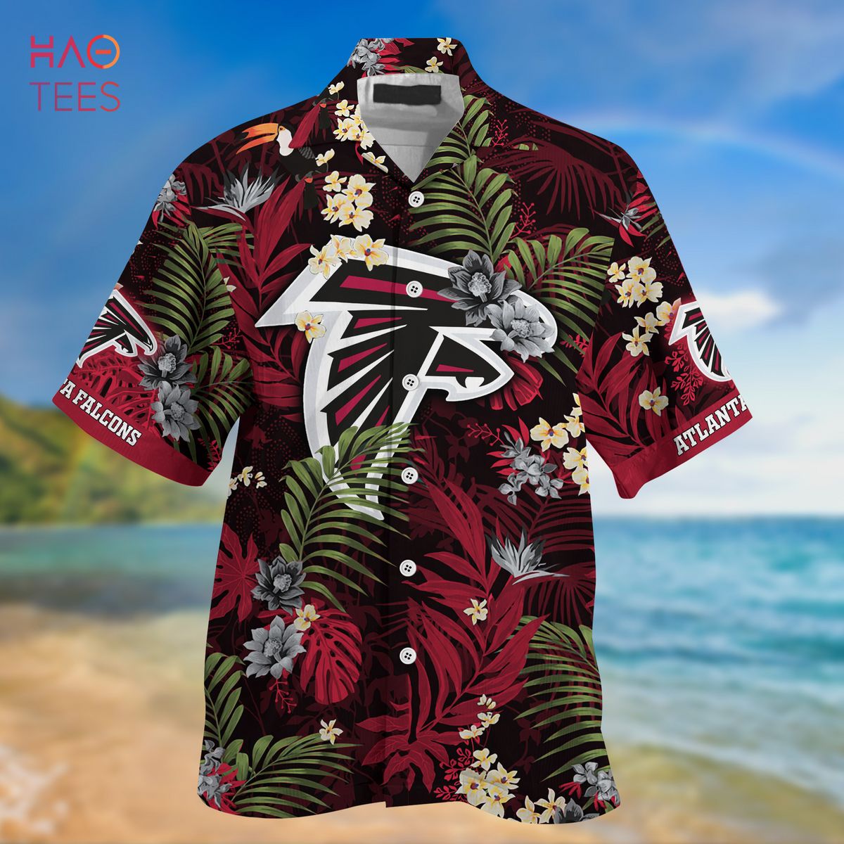 Atlanta Falcons Nfl Flame Ball Hawaiian Shirt For Fans