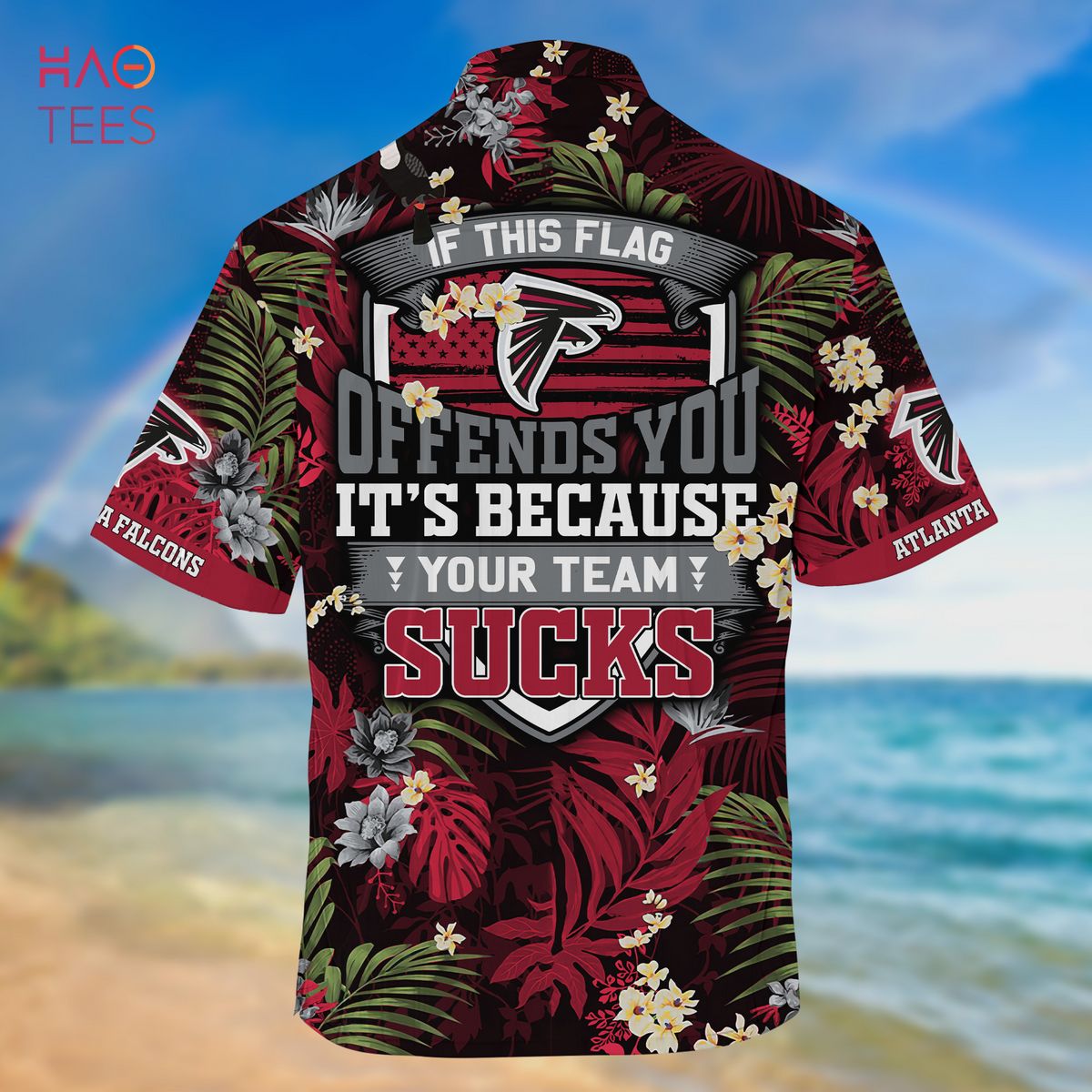 Atlanta Falcons Summer Beach Hawaiian Shirt And Short