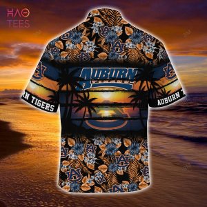 [LIMITED] Auburn Tigers Summer Hawaiian Shirt, Floral Pattern For Sports Enthusiast This Year