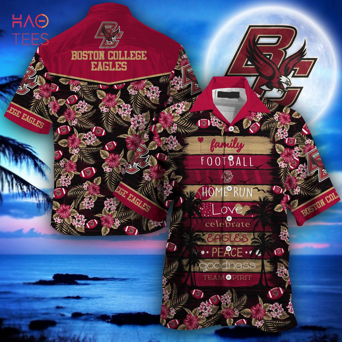 [LIMITED] Boston College Eagles Hawaiian Shirt, New Gift For Summer