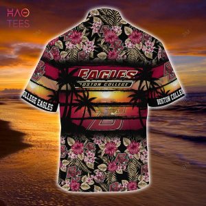 [LIMITED] Boston College Eagles Summer Hawaiian Shirt, Floral Pattern For Sports Enthusiast This Year