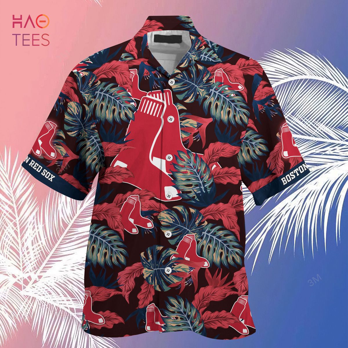LIMITED] Boston Red Sox MLB-Summer Hawaiian Shirt And Shorts, Stress  Blessed Obsessed For Fans