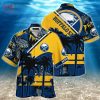 [LIMITED] Buffalo Sabres NHL-Summer Hawaiian Shirt And Shorts, Stress Blessed Obsessed For Fans