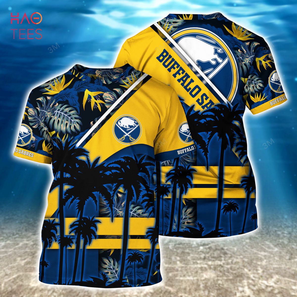 LIMITED] Buffalo Sabres NHL-Summer Hawaiian Shirt And Shorts, For