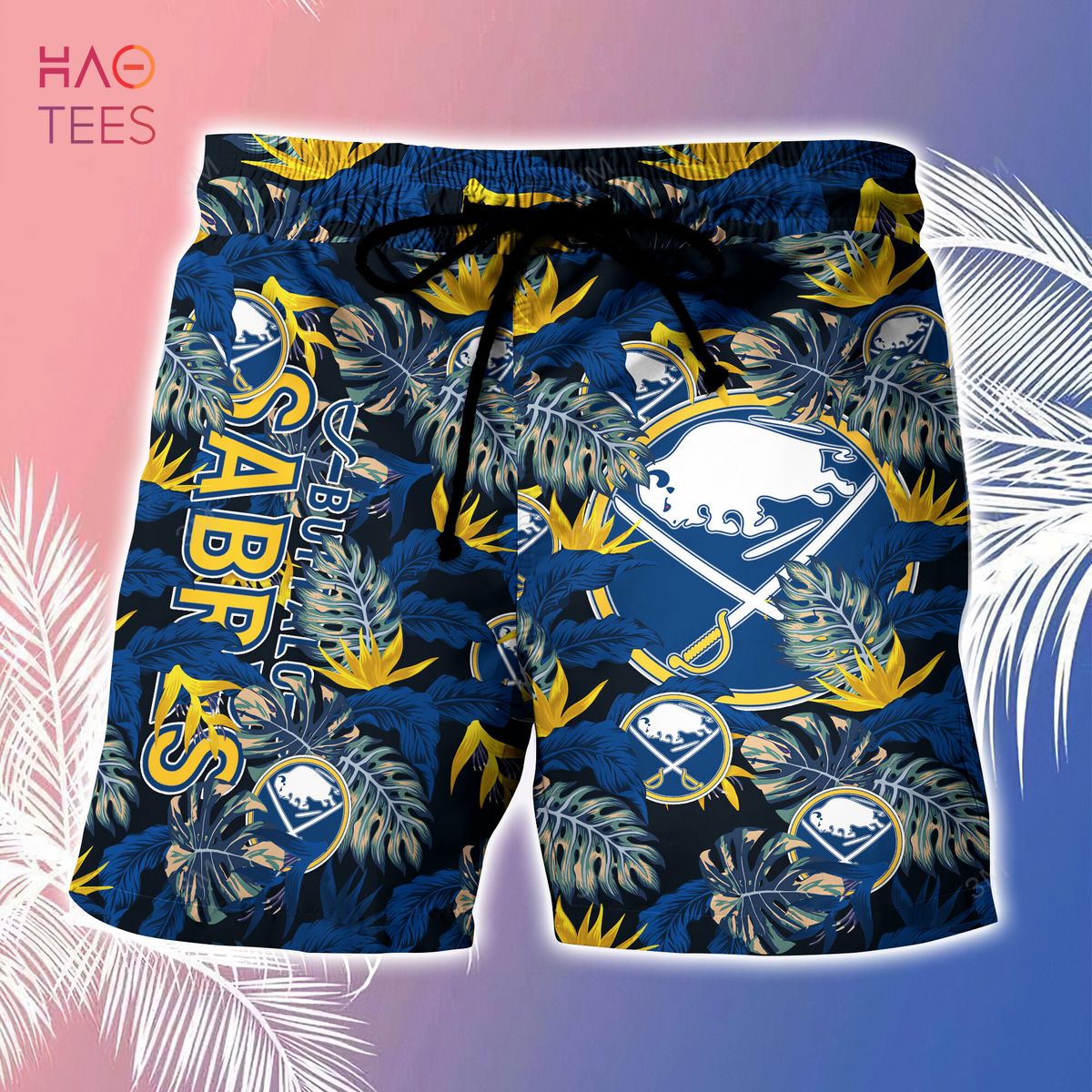 LIMITED] Buffalo Sabres NHL-Summer Hawaiian Shirt And Shorts