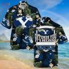 [LIMITED] BYU Cougars Summer Hawaiian Shirt And Shorts,  With Tropical Patterns For Fans