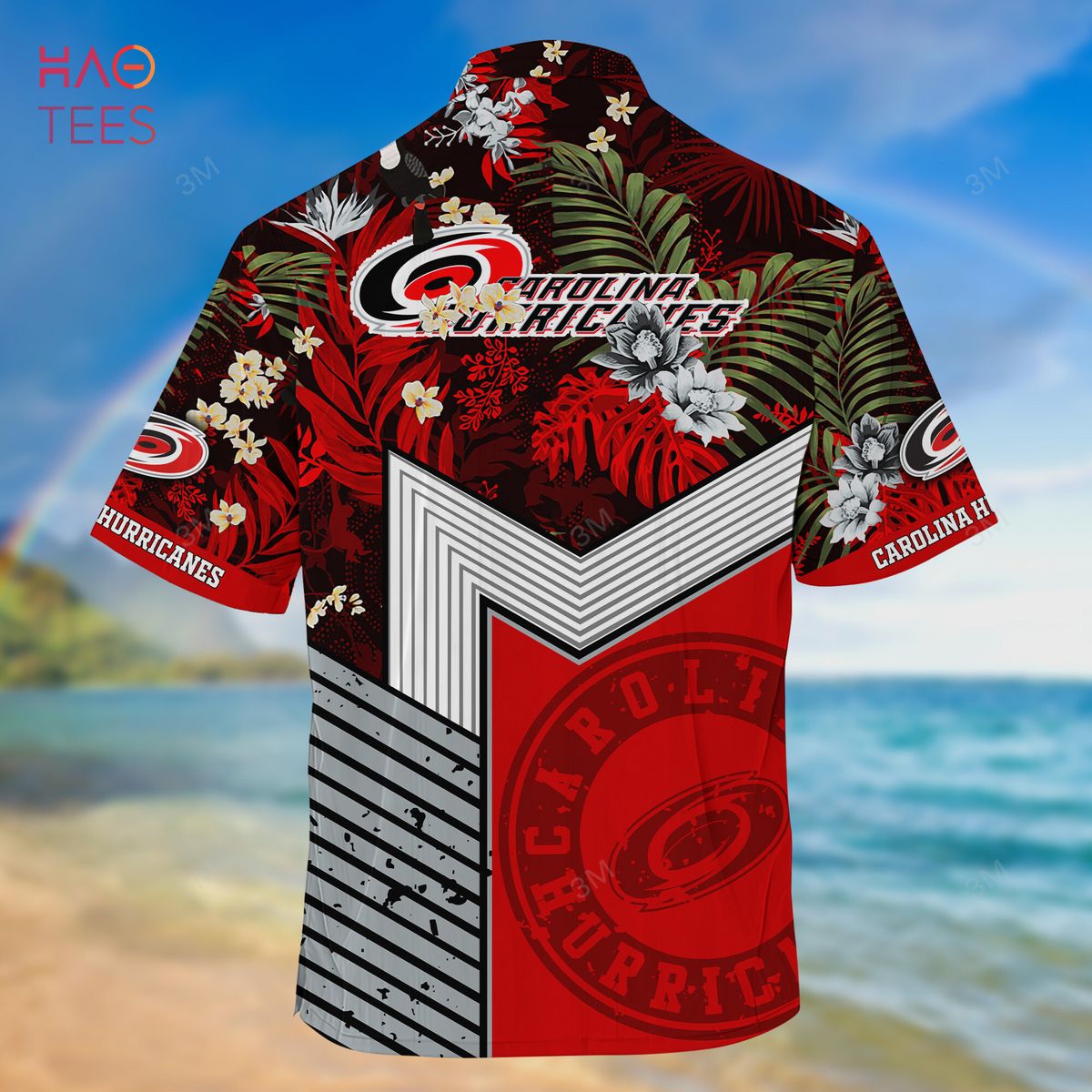 LIMITED] Carolina Hurricanes NHL-Summer Hawaiian Shirt And Shorts, For Fans  This Season