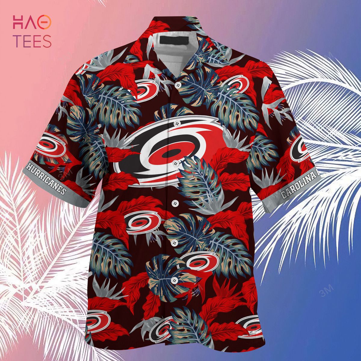 Carolina Hurricanes NHL Custom Name Hawaiian Shirt Great Gift For