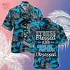 [LIMITED] Carolina Panthers NFL-Summer Hawaiian Shirt And Shorts,  With Tropical Patterns For Fans
