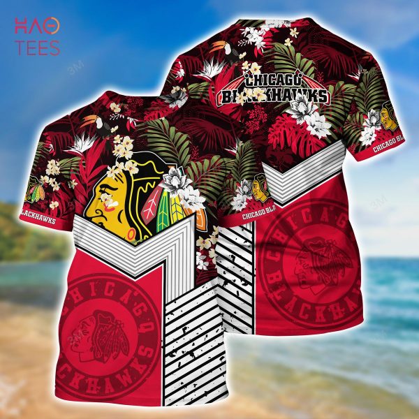 [LIMITED] Chicago Blackhawks NHL Hawaiian Shirt And Shorts, New Collection For This Summer