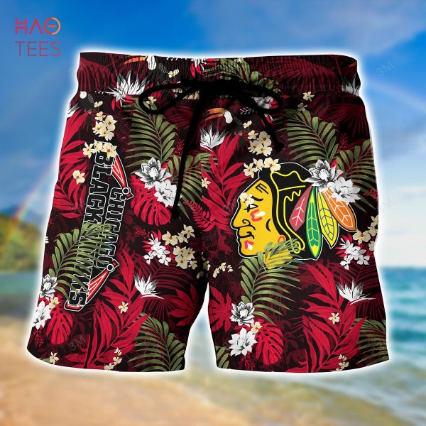 [LIMITED] Chicago Blackhawks NHL Hawaiian Shirt And Shorts, New Collection For This Summer