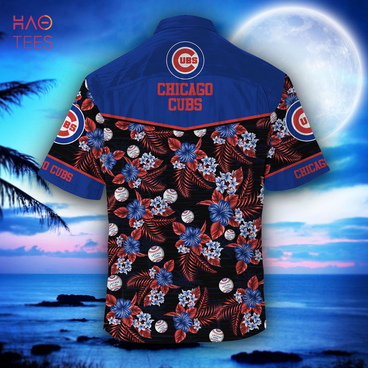 Personalized Chicago Cubs Royal Jersey Inspired Style Hawaiian Shirt -  Tagotee
