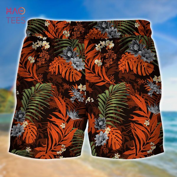 [LIMITED] Cincinnati Bengals NFL-Summer Hawaiian Shirt And Shorts,  With Tropical Patterns For Fans
