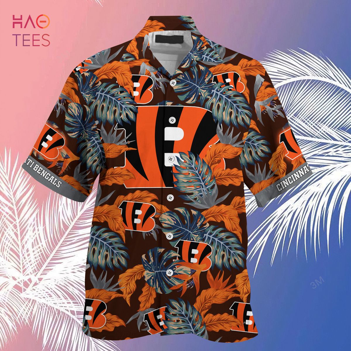 LIMITED] Cincinnati Bengals NFL-Summer Hawaiian Shirt And Shorts, With  Tropical Patterns For Fans