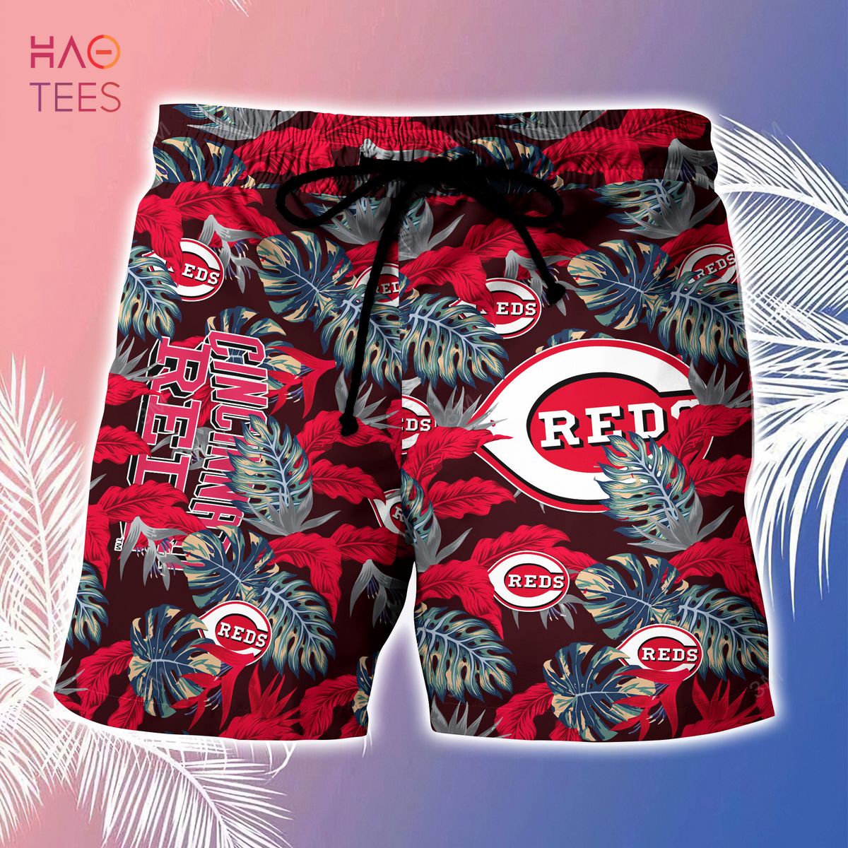 LIMITED] Cincinnati Reds MLB-Summer Hawaiian Shirt And Shorts, Stress  Blessed Obsessed For Fans