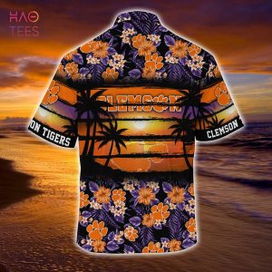 [LIMITED] Clemson Tigers Summer Hawaiian Shirt, Floral Pattern For Sports Enthusiast This Year
