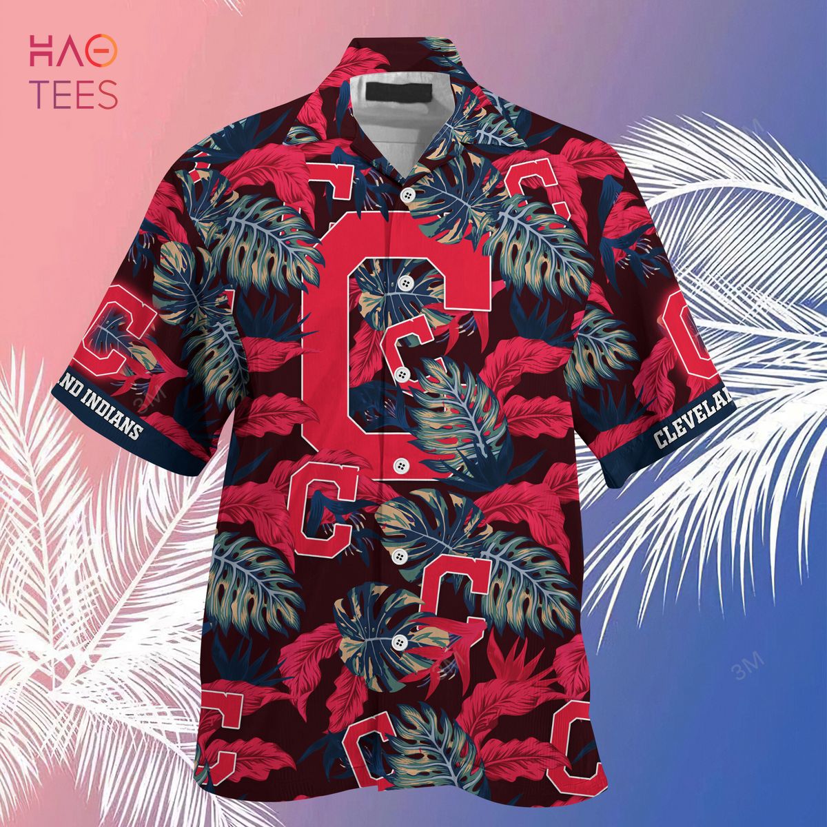 MLB Cleveland Indians Logo Hot Hawaiian Shirt Gift For Men And