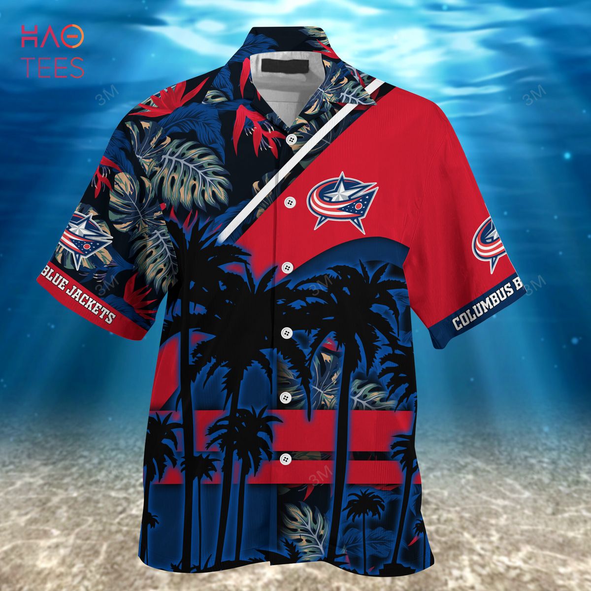 Columbus Blue Jackets-NHL Hawaiian Shirt Impressive Gift For Men And Women  Fans