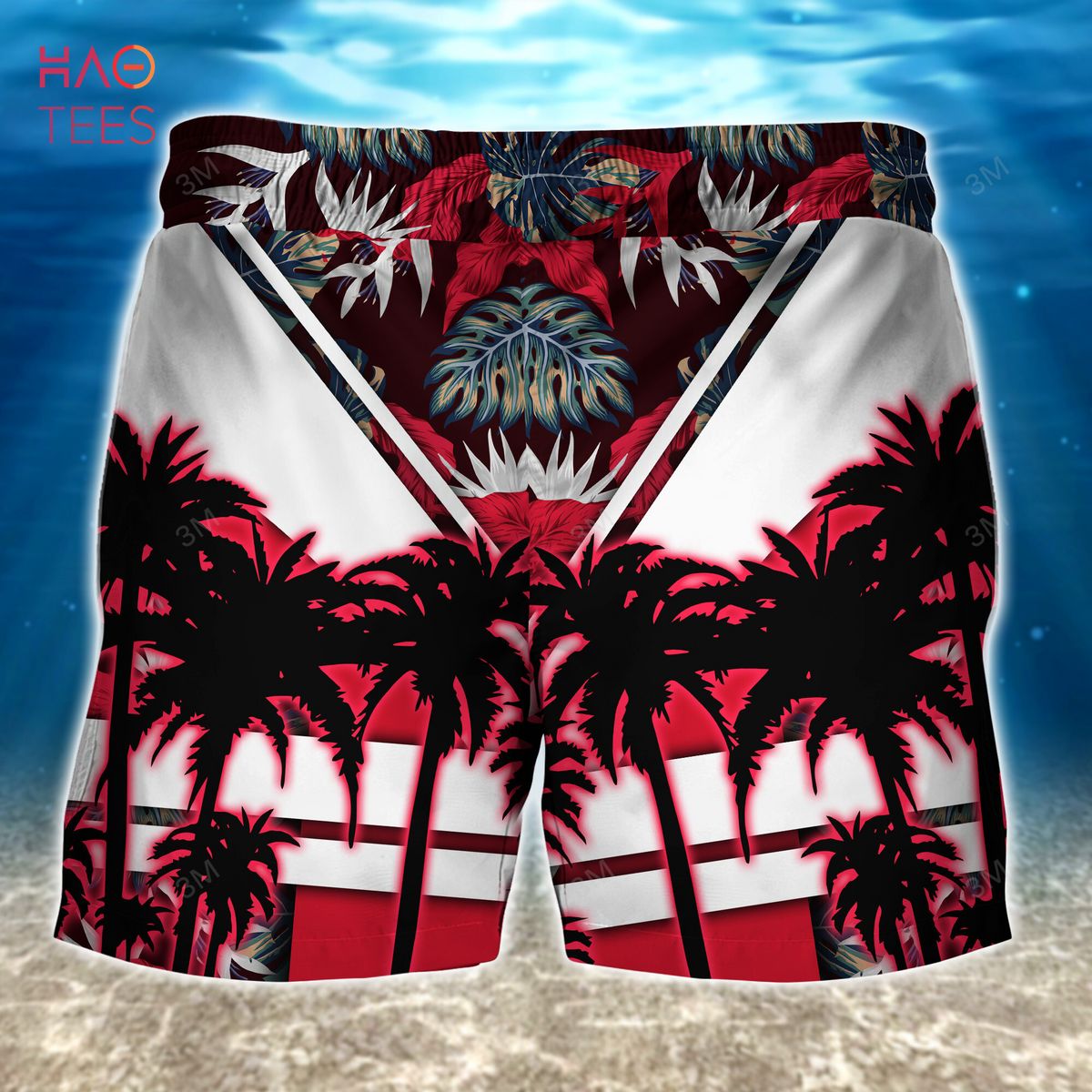 [LIMITED] Detroit Red Wings NHL-Summer Hawaiian Shirt And Shorts, For Fans This Season