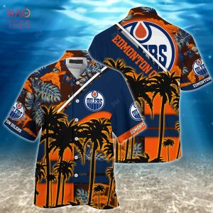 [LIMITED] Edmonton Oilers NHL-Summer Hawaiian Shirt And Shorts, For Fans This Season