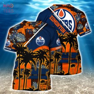 [LIMITED] Edmonton Oilers NHL-Summer Hawaiian Shirt And Shorts, For Fans This Season